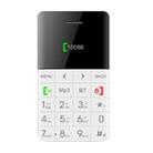 AEKU Qmart Q5 Card Mobile Phone, Network: 2G, 5.5mm Ultra Thin Pocket Mini Slim Card Phone, 0.96 inch, QWERTY Keyboard, BT, Pedometer, Remote Notifier, MP3 Music, Remote Capture(White) - 1