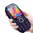 HAIYU H1 Triple Proofing Elder Phone, Waterproof Shockproof Dustproof, 1200mAh Battery, 1.8 inch, 21 Keys, LED Flashlight, FM, Dual SIM(Dark Blue) - 2