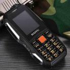 HAIYU H1 1.8 inch Triple Proofing Elder Phone, Waterproof Shockproof Dustproof,  2800mAh Battery, 21 Keys, LED Flashlight, FM, Dual SIM(Black) - 2