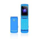 ULCOOL F1 Super Mini Flip Phone, 1.08 inch, MTK6261D, Support Bluetooth,  Anti-lost, GSM(Blue) - 1