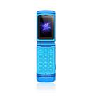 ULCOOL F1 Super Mini Flip Phone, 1.08 inch, MTK6261D, Support Bluetooth,  Anti-lost, GSM(Blue) - 2