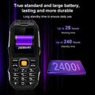 W2023 Triple Proofing Elder Phone, Shockproof Dustproof, 2400mAh Battery, 2.4 inch, MTK67261D, 21 Keys, LED Flashlight, FM, Dual SIM(Black) - 4