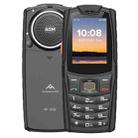 [HK Warehouse] AGM M6 4G Rugged Phone, EU Version, IP68 / IP69K / MIL-STD-810G Waterproof Dustproof Shockproof, 2500mAh Battery, 2.4 inch, Network: 4G, BT, FM, Torch(Black) - 1