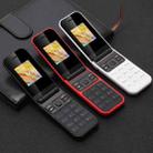 UNIWA F2720 Flip Phone, 1.77 inch, SC6531E, Support Bluetooth, FM, GSM, Dual SIM(White) - 8