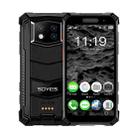 SOYES S10 Max Rugged Phone, 8GB+256GB, IP68 Waterproof Dustproof Shockproof, Face Identification, 3.5 inch Android 10.0 MTK6762 Octa Core up to 2.0GHz, Dual SIM, PTT Walkie Talkie, OTG, NFC, Network: 4G(Black) - 1