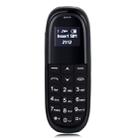 AIEK KK1 Mini Mobile Phone, English Keyboard, Hands Free Bluetooth Dialer Headphone, MTK6261DA, Anti-Lost, Single SIM, Network: 2G(Black White) - 2