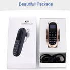 AIEK KK1 Mini Mobile Phone, English Keyboard, Hands Free Bluetooth Dialer Headphone, MTK6261DA, Anti-Lost, Single SIM, Network: 2G(Black White) - 8
