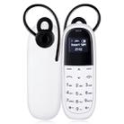 AIEK KK1 Mini Mobile Phone, English Keyboard, Hands Free Bluetooth Dialer Headphone, MTK6261DA, Anti-Lost, Single SIM, Network: 2G(White) - 1