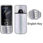 SERVO V9500 Mobile Phone, English Key, 2.4 inch, Spredtrum SC6531CA, 21 Keys, Support Bluetooth, FM, Magic Sound, Flashlight, GSM, Quad SIM(Silver) - 1