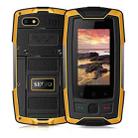 SERVO X7 Plus Rugged Phone, 2GB+16GB, IP68 Waterproof Dustproof Shockproof, Front Fingerprint Identification, 2.45 inch Android 6.0 MTK6737 Quad Core 1.3GHz, NFC, OTG, Network: 4G, Support Google Play(Yellow) - 1