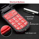 Mafam F899 Flip Phone, 2.4 inch, 32MB+32MB, Support FM, SOS, GSM, Family Number, Big Keys, Dual SIM(Black) - 5