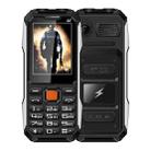 A6 Triple Proofing Elder Phone, Waterproof Shockproof Dustproof, 6800mAh Battery, 2.4 inch, 21 Keys, Bluetooth, LED Flashlight, FM, SOS, Dual SIM, Network: 2G(Black) - 1