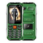 A6 4G Full Network Triple Proofing Elder Phone, Waterproof Shockproof Dustproof, 6800mAh Battery, 2.4 inch, 21 Keys, LED Flashlight, FM, SOS, Dual SIM, Network: 4G(Green) - 1