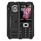 K80 Triple Proofing Elder Phone, Waterproof Shockproof Dustproof, 1800mAh Battery, 2.4 inch, 21 Keys, LED Flashlight, FM, SOS, Dual SIM, Network: 2G (Black) - 1