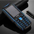 KUH T3 Rugged Phone, Dustproof Shockproof, MTK6261DA, 2400mAh Battery, 2.4 inch, Dual SIM(Black Blue) - 1