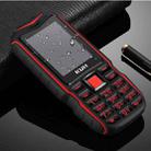 KUH T3 Rugged Phone, Dustproof Shockproof, MTK6261DA, 2400mAh Battery, 2.4 inch, Dual SIM(Black Red) - 1