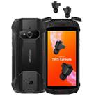 [HK Warehouse] Ulefone Armor 15 Rugged Phone, 6GB+128GB, uBuds Inside, Dual Back Cameras, IP68/IP69K Waterproof Dustproof Shockproof, Side Fingerprint Identification, 6600mAh Battery, 5.45 inch Android 12 MediaTek Helio G35 Octa Core up to 2.3GHz, Network: 4G, OTG, NFC, Global Version with Google Play(Black) - 1