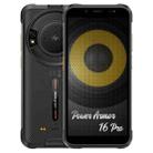 [HK Warehouse] Ulefone Power Armor 16 Pro Rugged Phone, 4GB+64GB, Dual Back Cameras, IP68/IP69K Waterproof Dustproof Shockproof, Face ID & Side Fingerprint Identification, 9600mAh Battery, 5.93 inch Android 12 MediaTek Helio G25 Octa Core up to 2.0GHz, Network: 4G, OTG, NFC, Super Loud Volume Speaker (Black) - 1