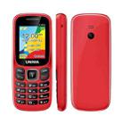 UNIWA E1803 Elder Keypad Phone, 1.77 inch SC6531E, LED Flashlight, 21 Keys, Network: 2G, EU Plug (Red) - 1