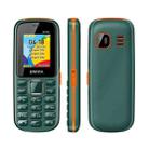 UNIWA E1808 Elder Keypad Phone, 1.77 inch SC6531E, LED Flashlight, 21 Keys, Network: 2G, Triple SIM, EU Plug (Green) - 1