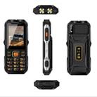 Q8-1 Triple Proofing Elder Phone, 16800mAh Battery, 2.4 inch, 21 Keys, Bluetooth, LED Flashlight, FM, SOS, Dual SIM, Network: 4G (Black) - 2