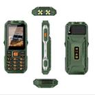 Q8-1 Triple Proofing Elder Phone, 16800mAh Battery, 2.4 inch, 21 Keys, Bluetooth, LED Flashlight, FM, SOS, Dual SIM, Network: 4G (Green) - 2