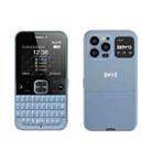 SERVO U700, 2.4 inch, MTK6261D, 58 Full Keyboards, Support Bluetooth, FM, NFC, Quick Dial, Flashlight, GSM, Quad SIM (Blue) - 2