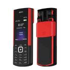 SERVO R25 Pro Mobile Phone with TWS Bluetooth Headsets, 2.4 inch, 24 Keys, Support Bluetooth, Quick Dial, Auto Response, FM, Flashlight, GSM, Dual SIM (Black Red) - 2