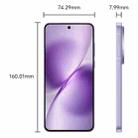 vivo X200s, 12GB+256GB, Face ID / 3D Ultrasonic Fingerprint, 6.67 inch OriginOS 5 / Android 15 Dimensity 9400+ Octa Core, OTG, NFC, Network: 5G, Support Google Play (Light Purple) - 3