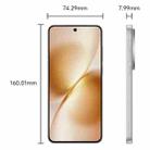 vivo X200s, 12GB+256GB, Face ID / 3D Ultrasonic Fingerprint, 6.67 inch OriginOS 5 / Android 15 Dimensity 9400+ Octa Core, OTG, NFC, Network: 5G, Support Google Play (White) - 3