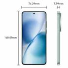 vivo X200s, 16GB+512GB, Face ID / 3D Ultrasonic Fingerprint, 6.67 inch OriginOS 5 / Android 15 Dimensity 9400+ Octa Core, OTG, NFC, Network: 5G, Support Google Play (Mint Blue) - 3