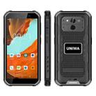 UNIWA F963 Pro Rugged Smart Phone, 4GB+64GB, 5.5 inch Android 13, Unisoc T606 Octa Core, NFC, Fingerprint Unlock, 4G Network, US Plug (Black Grey) - 1