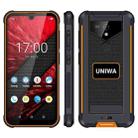 UNIWA F965 Pro Rugged Smart Phone, 6GB+128GB, 6 inch Android 13, MT6762 Octa Core, Network: 4G, NFC, PoC, SOS, EU Plug (Black+Orange) - 1