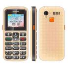 UNIWA M220 Elder Mobile Phone, 1.77 inch, 800mAh Battery, Network: 2G, SOS, LED Flashlight, FM, AU Plug (Yellow) - 1