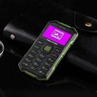 Melrose S2 Triple Proofing Card Mobile Phone, Dustproof Shockproof Shatter-resistant, 1.7 inch, MTK6260DA,  21 Keys, Bluetooth, FM,  0.3MP Camera, GSM (Army Green) - 1
