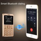 SATREND A10 Card Mobile Phone, 1.77 inch, MTK6261D, 21 Keys, Support Bluetooth, MP3, Anti-lost, Remote Capture, FM, GSM, Dual SIM(Gold) - 9