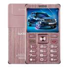 SATREND A10 Card Mobile Phone, 1.77 inch, MTK6261D, 21 Keys, Support Bluetooth, MP3, Anti-lost, Remote Capture, FM, GSM, Dual SIM(Rose Gold) - 1