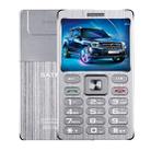 SATREND A10 Card Mobile Phone, 1.77 inch, MTK6261D, 21 Keys, Support Bluetooth, MP3, Anti-lost, Remote Capture, FM, GSM, Dual SIM(Silver) - 1