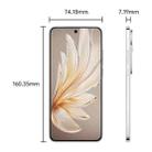 vivo S20, 12GB+256GB, Face ID / Screen Fingerprint Identification, 6.67 inch Android 15 Snapdragon 7 Gen 3 Octa Core, OTG, NFC, Network: 5G (White) - 2