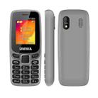 UNIWA E1805, 1.77 inch, SC6531E, 21 Keys, Support Bluetooth, Torch, FM, MP3, MP4, GSM, Dual SIM (Grey) - 1