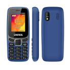 UNIWA E1805, 1.77 inch, SC6531E, 21 Keys, Support Bluetooth, Torch, FM, MP3, MP4, GSM, Dual SIM (Blue) - 1