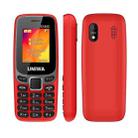 UNIWA E1805, 1.77 inch, SC6531E, 21 Keys, Support Bluetooth, Torch, FM, MP3, MP4, GSM, Dual SIM (Red) - 1