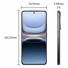 vivo iQOO 13, 12GB+256GB, Face ID / Screen Fingerprint Identification, 6.82 inch Android 15 OriginOS 5 Snapdragon 8 Elite Octa Core, OTG, NFC, Network: 5G, Support Google Play (Black) - 2