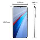 vivo iQOO 13, 12GB+512GB, Face ID / Screen Fingerprint Identification, 6.82 inch Android 15 OriginOS 5 Snapdragon 8 Elite Octa Core, OTG, NFC, Network: 5G, Support Google Play (Grey) - 2