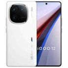vivo iQOO 12, Triple Back Cameras, 12GB+256GB, Face ID / Fingerprint Identification, 6.78 inch Android 14 OriginOS 4 Snapdragon 8 Gen 3 Octa Core, OTG, NFC, Network: 5G, Support Google Play (White) - 1