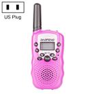 2 PCS BaoFeng BF-T3 1W Children Single Band Radio Handheld Walkie Talkie with Monitor Function, US Plug - 1