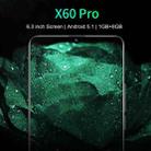 TC033-X60 Pro, 1GB+8GB, 6.3 inch Waterdrop Screen, Face Identification, Android 5.1 MTK6580 Quad Core, Network: 3G (Black) - 3