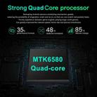 TC033-X60 Pro, 1GB+8GB, 6.3 inch Waterdrop Screen, Face Identification, Android 5.1 MTK6580 Quad Core, Network: 3G (Dark Blue) - 8