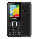 UNIWA E1801 Mobile Phone, 1.77 inch, 800mAh Battery, 21 Keys, Support Bluetooth, FM, MP3, MP4, GSM, Dual SIM(Black) - 1