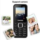 UNIWA E1801 Mobile Phone, 1.77 inch, 800mAh Battery, 21 Keys, Support Bluetooth, FM, MP3, MP4, GSM, Dual SIM(Black) - 8